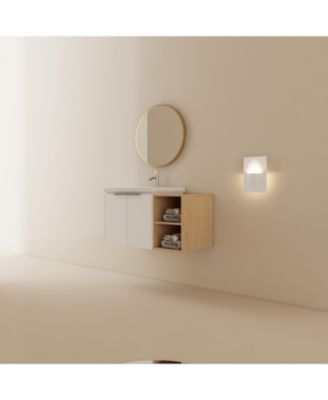 36" Wall-Mount Vanity with Soft-Close