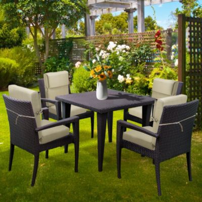 Outdoor Chair Cushion 20.5x20.5x4.33 inches Patio Furniture Seat Cushion - Set of 4