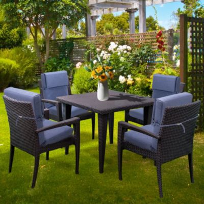 Outdoor Chair Cushion 20.5x20.5x4.33 inches Patio Furniture Seat Cushion - Set of 4