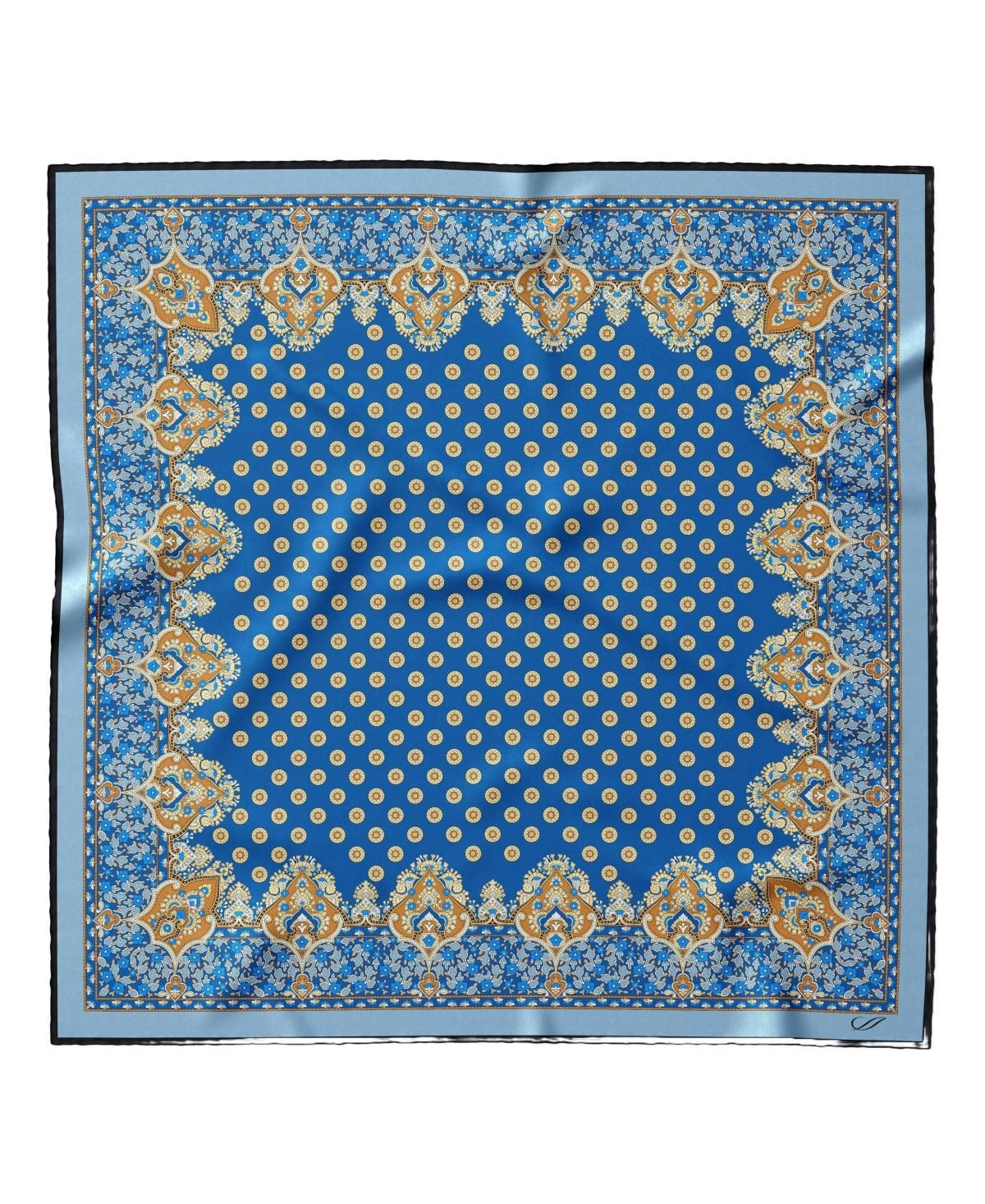 Filippo - Hand Rolled Silk Neckerchief for Men - Venetian red