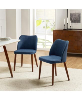 Melisa Dining Chair with Solid Wooden Legs,Set of 2