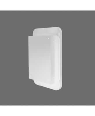 Recessed Metal Medicine Cabinet with Mirror and Shelves