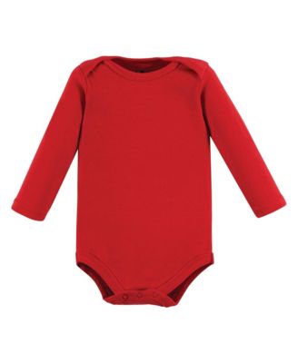 Baby Girls Hudson Cotton Long-Sleeve Bodysuits 5-Pack