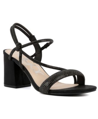 Sugar Women's Neeve Open Toe Rhinestone Dress Sandals - Macy's