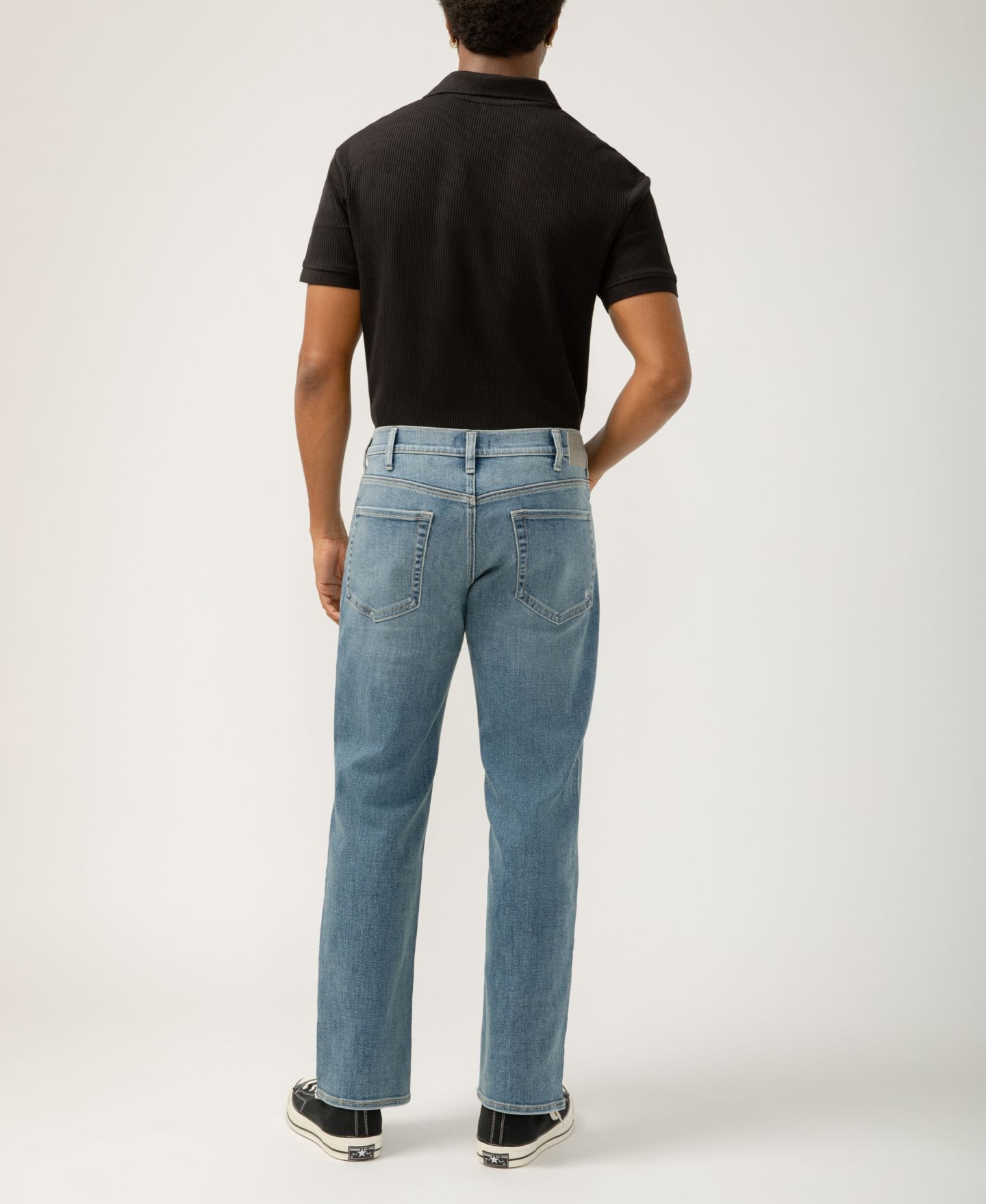 Мужские джинсы Silver Jeans Co. Gordie Relaxed Fit Straight Leg, цвет: Индиго — фото 6