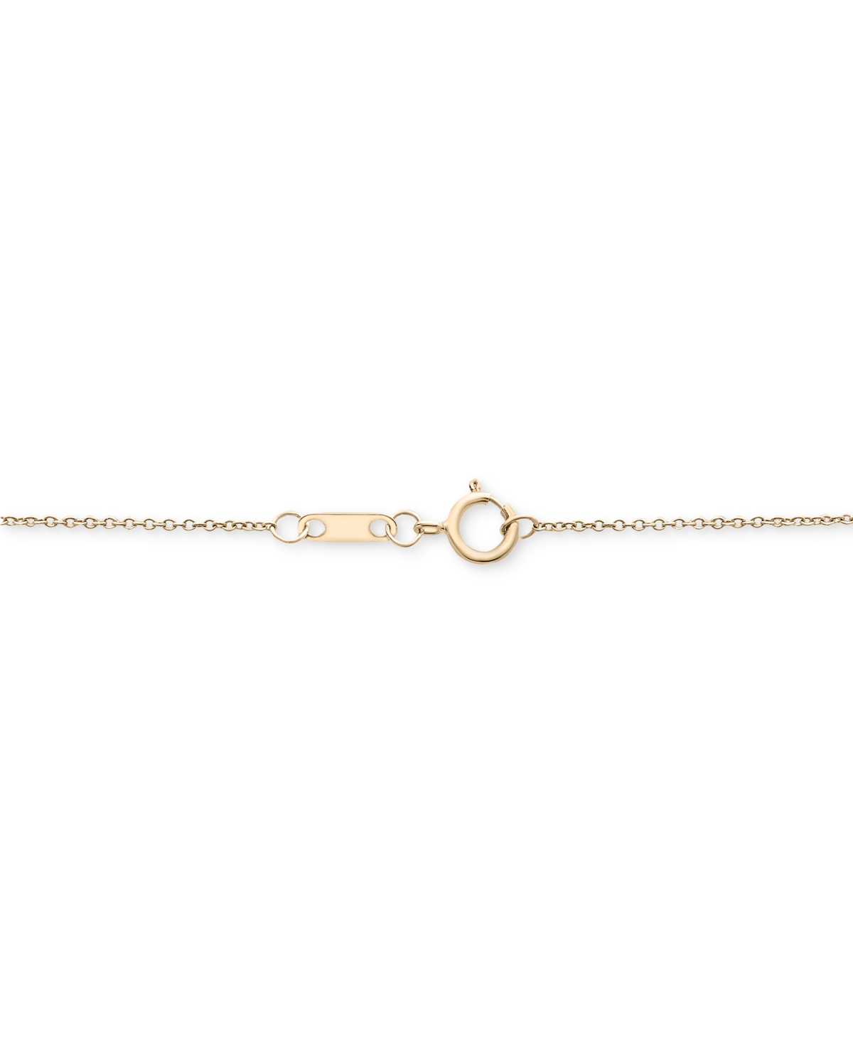 Wrapped In Love Diamond Station Lariat Necklace (1/2 Ct. T.w.) In 14k Gold, 15" + 2" Extender, Created For Macy's In Yellow Gold
