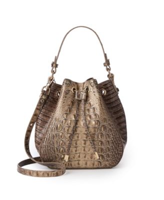 Brahmin Melinda Leather Bucket Bag Macy s