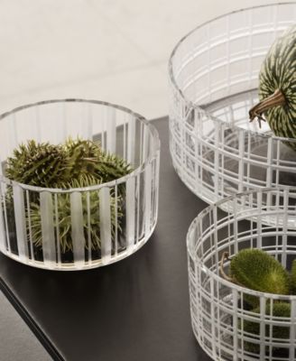 Checkers Crystal Decor Bowl Small-3.35"