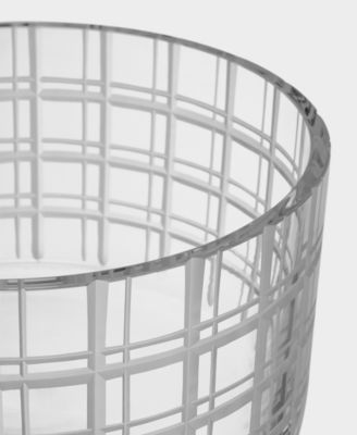 Checkers Crystal Decor Bowl Small-3.35"