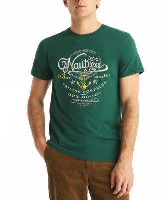 Nautica - Men's Heritage Short Sleeve Crewneck Graphic T-Shirt
