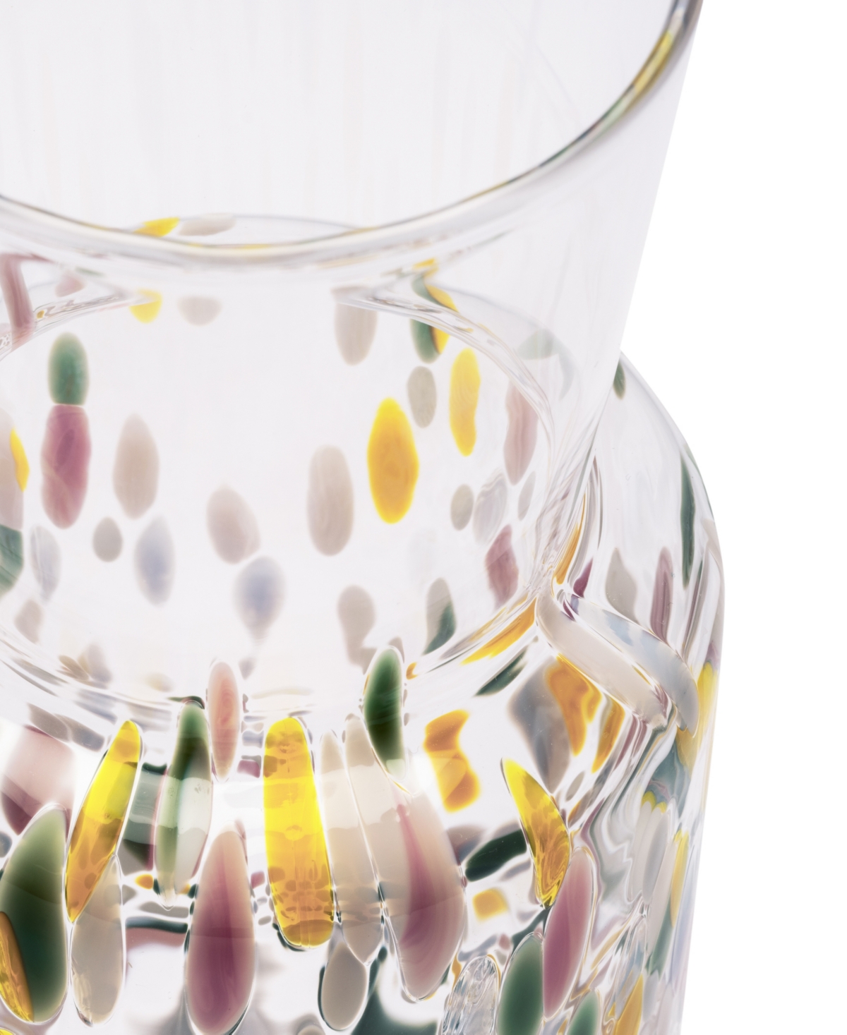 Kosta Boda Meadow Spring Vase, Tall In Clear,multi