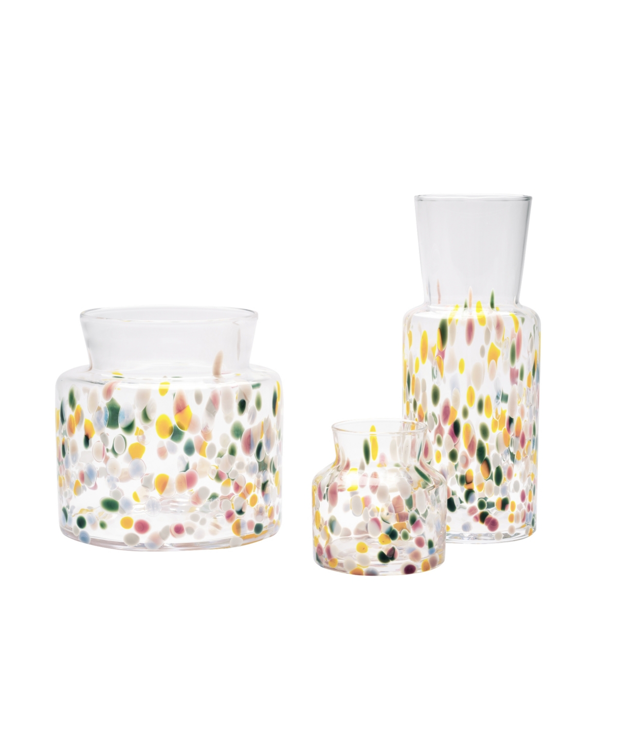 Kosta Boda Meadow Spring Vase, Tall In Clear,multi
