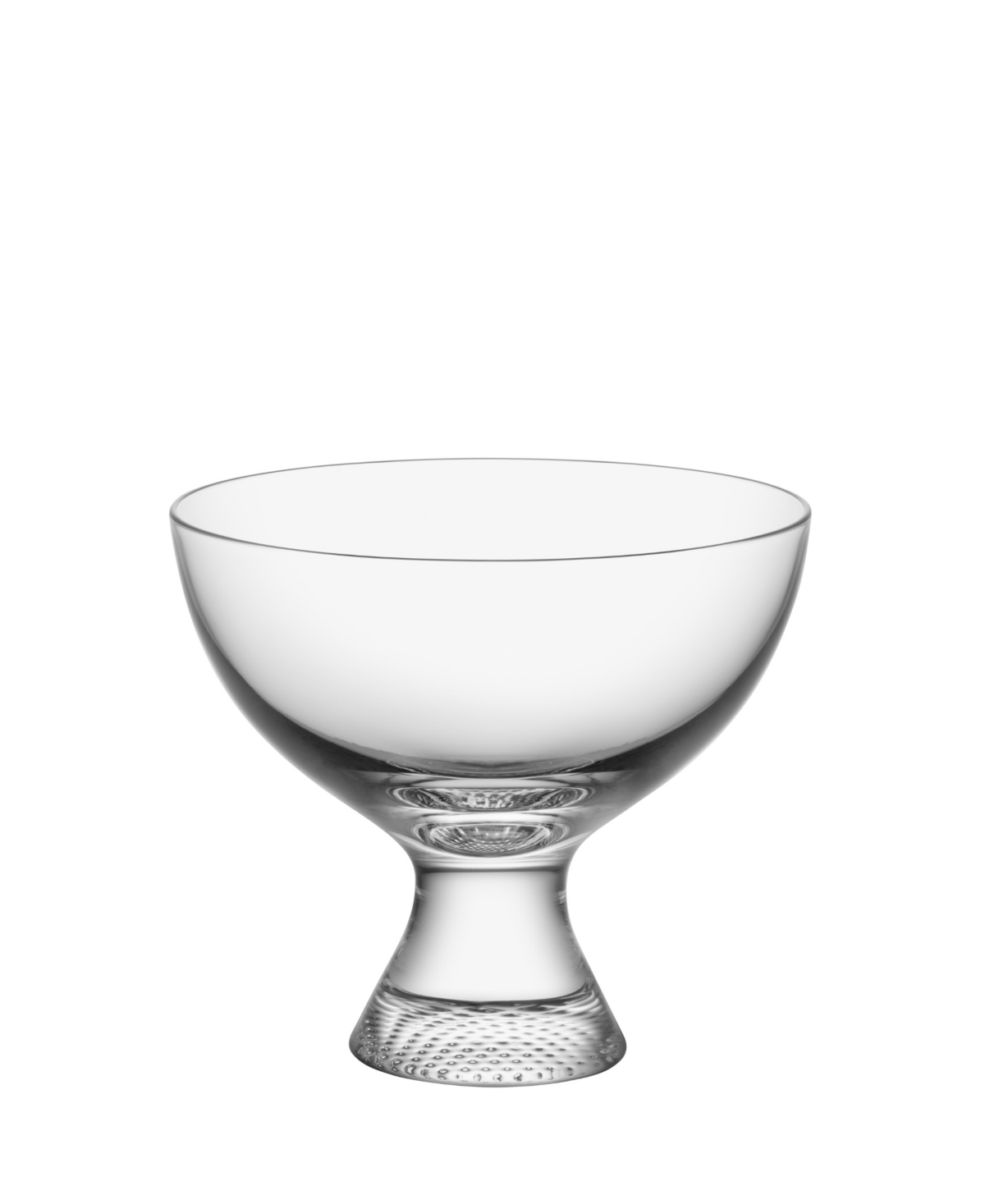 Limelight Foot Crystal glass 4" Decor Bowl - Clear