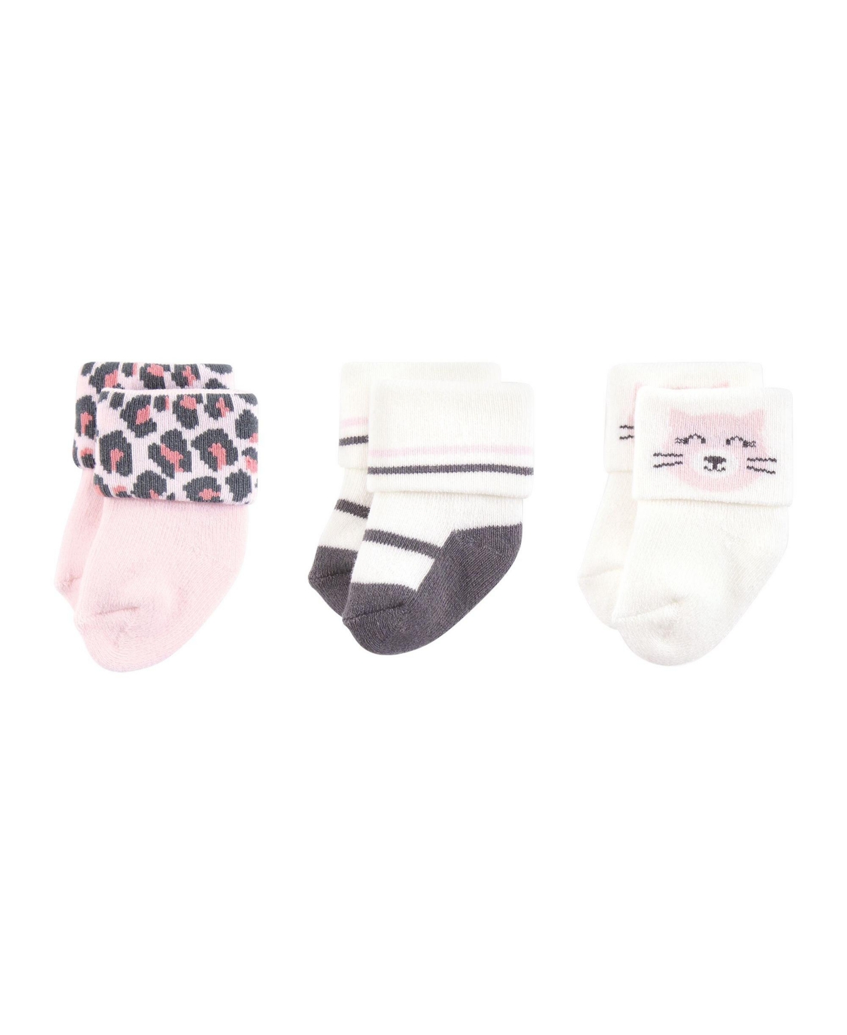 Hudson Baby Baby Boys Caps, Mittens and Socks Set, Months - Leopard