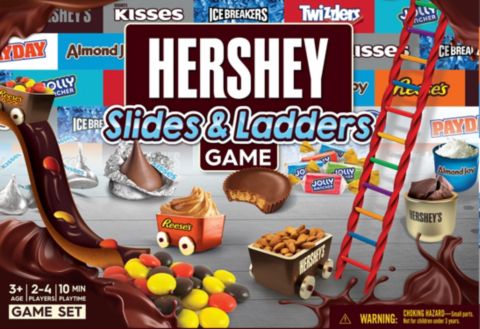 Детская настольная игра MasterPieces Puzzles Hershey Slides and Ladders Board Game, Ages 3+