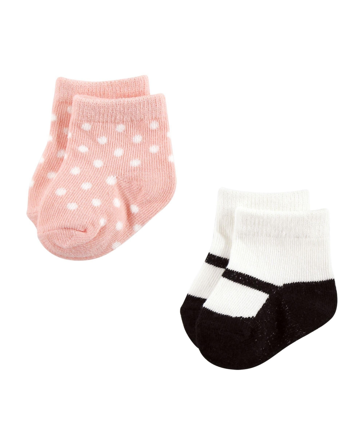 Hudson Baby Baby Girls Sock and Headband 12pc Set, Months - Soft pink roses