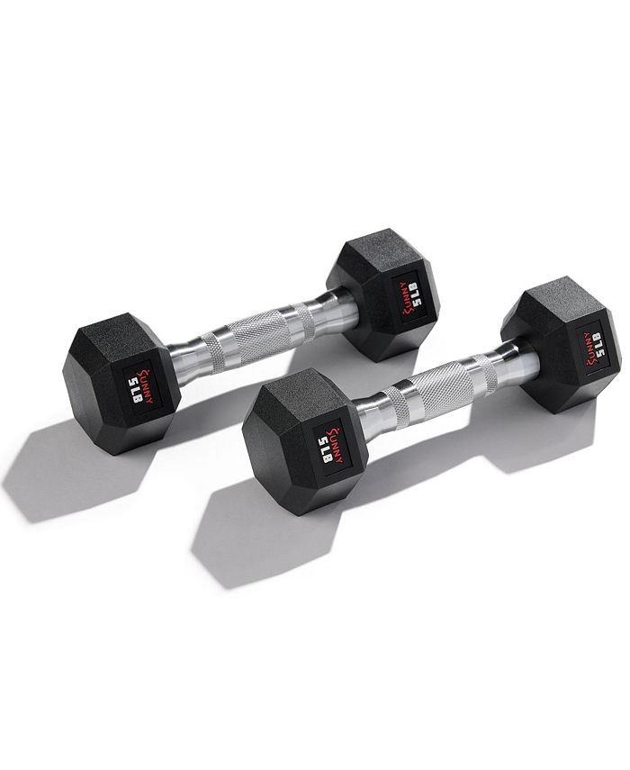 Sunny Health Fitness Core Fit Hex Style Dumbbells 20 Pound Pair SF DB03 20 Macy s