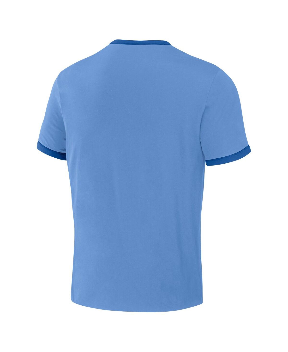Fanatics Men'sLight Blue Kansas City Royals Two-Way Ringer Reversible T-Shirt - Royal, Light Blue