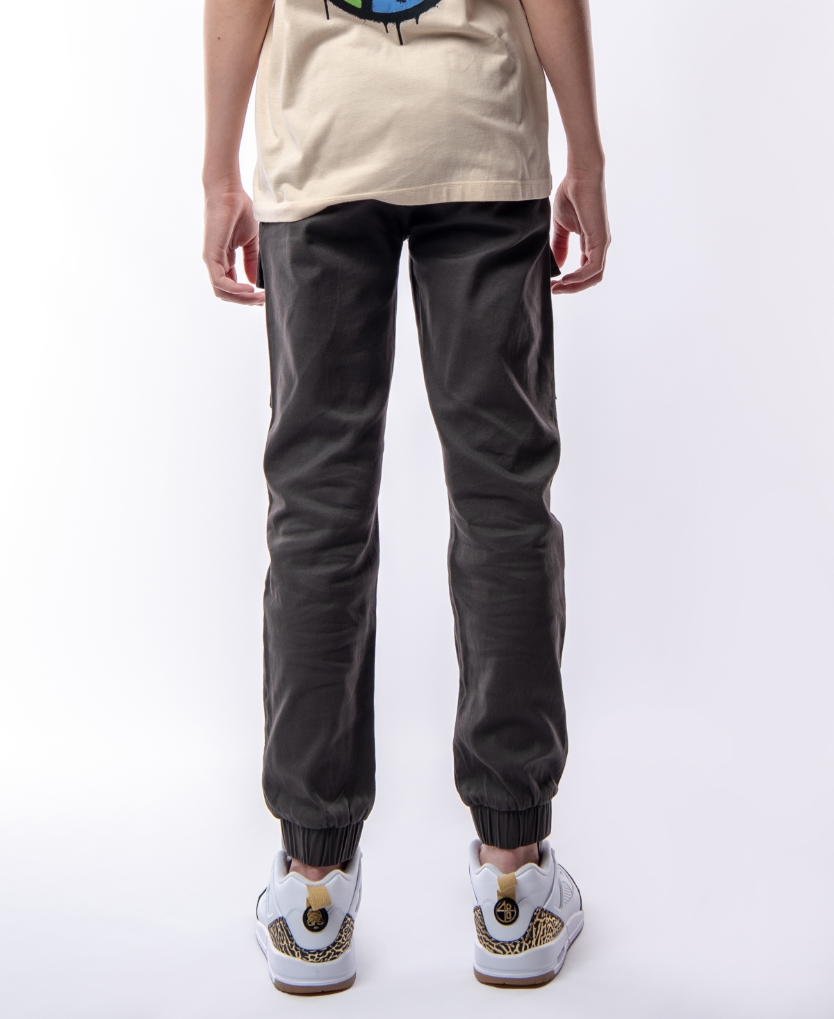 Ring of Fire Big Boys Barnabas Stretch Twill Jogger with Front Cargo Pockets