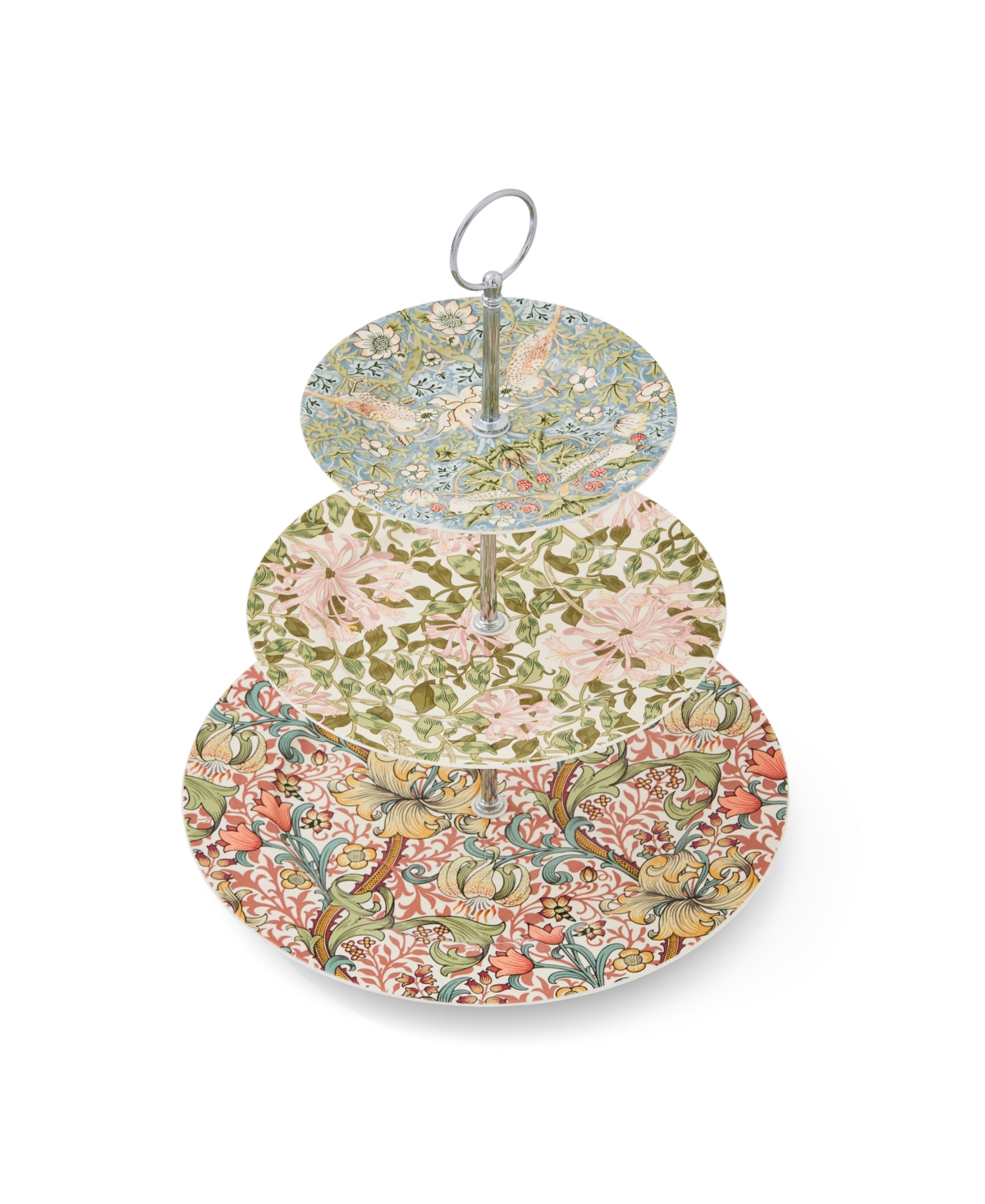 Spode Morris & Co. 3-tiered Cake Stand In Multi