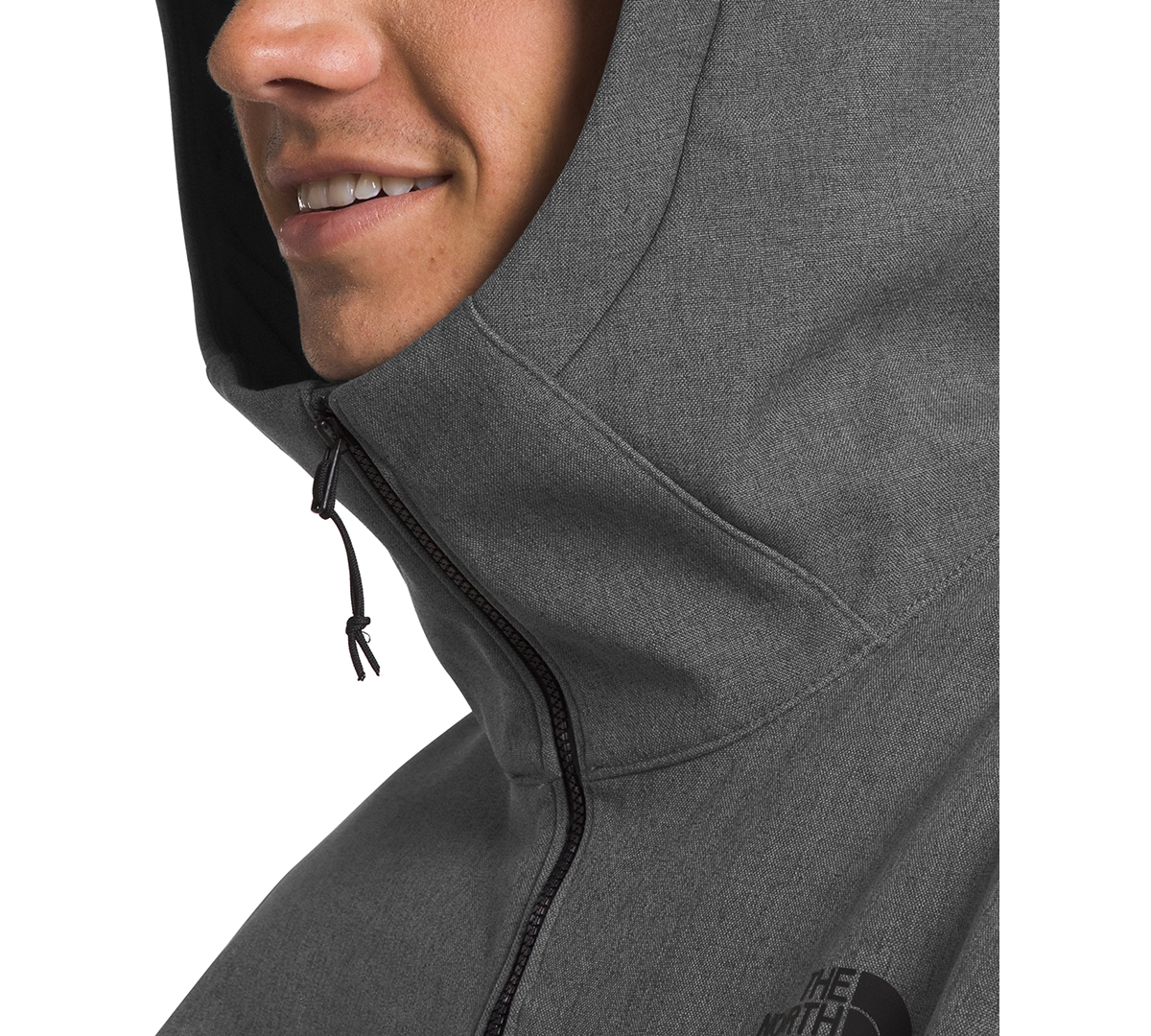 The North Face Men's Apex Bionic 3 Zip-Front Hoodie Jacket - Tnf Dark Grey Heather-npf