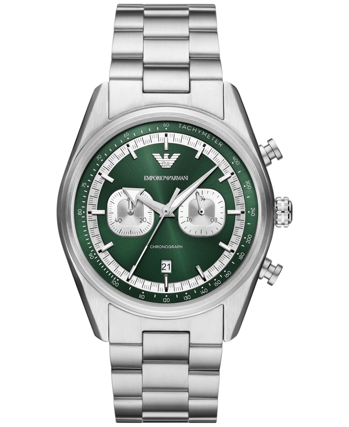 Emporio Armani Men's Chronograph Stainless Steel Bracelet Watch 42mm In No Color
