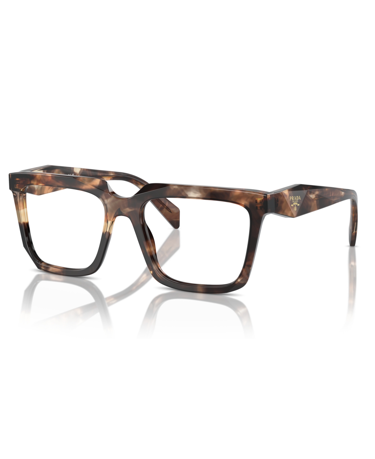 Prada 0pr A19v Glasses In Caramel Tortoise