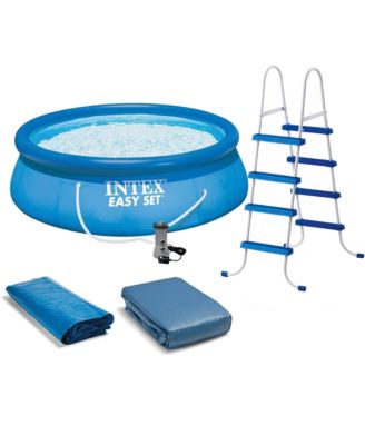 15ft x 48in Easy Swimming Pool Kit w/ 1000 GPH GFCI Filter Pump 26167EH