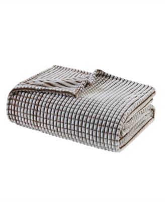 Carved Plush Blanket, Twin