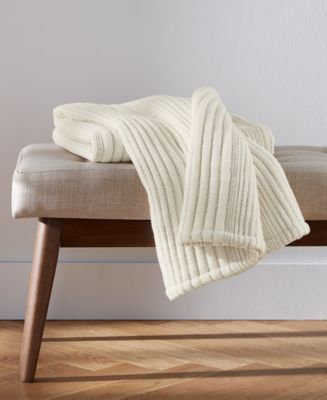 [ivory] Oake Cloud Channel Throw, 50