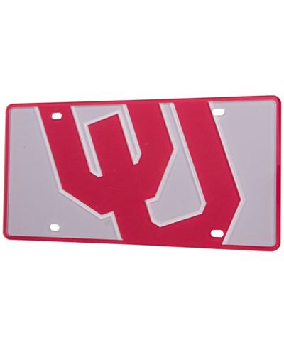 Stockdale Oklahoma Sooners Mega Laser License Plate