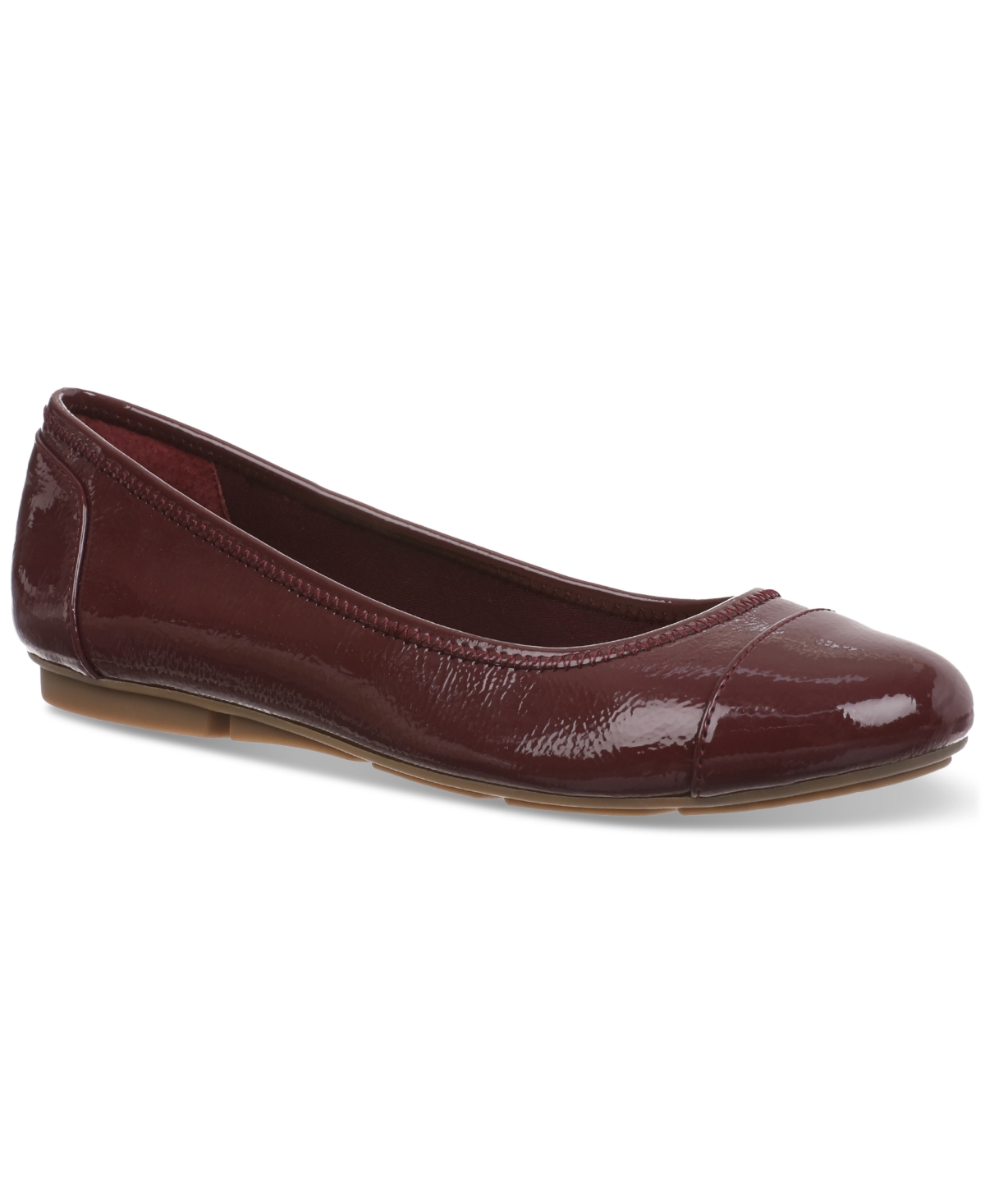 GIANI BERNINI WOMEN'S TAYLEE MEMORY FOAM CAP TOE BALLET FLATS, CREATED FOR MACY'S 
