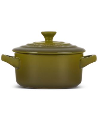 Stoneware 8 oz. Mini Round Cocotte with Lid