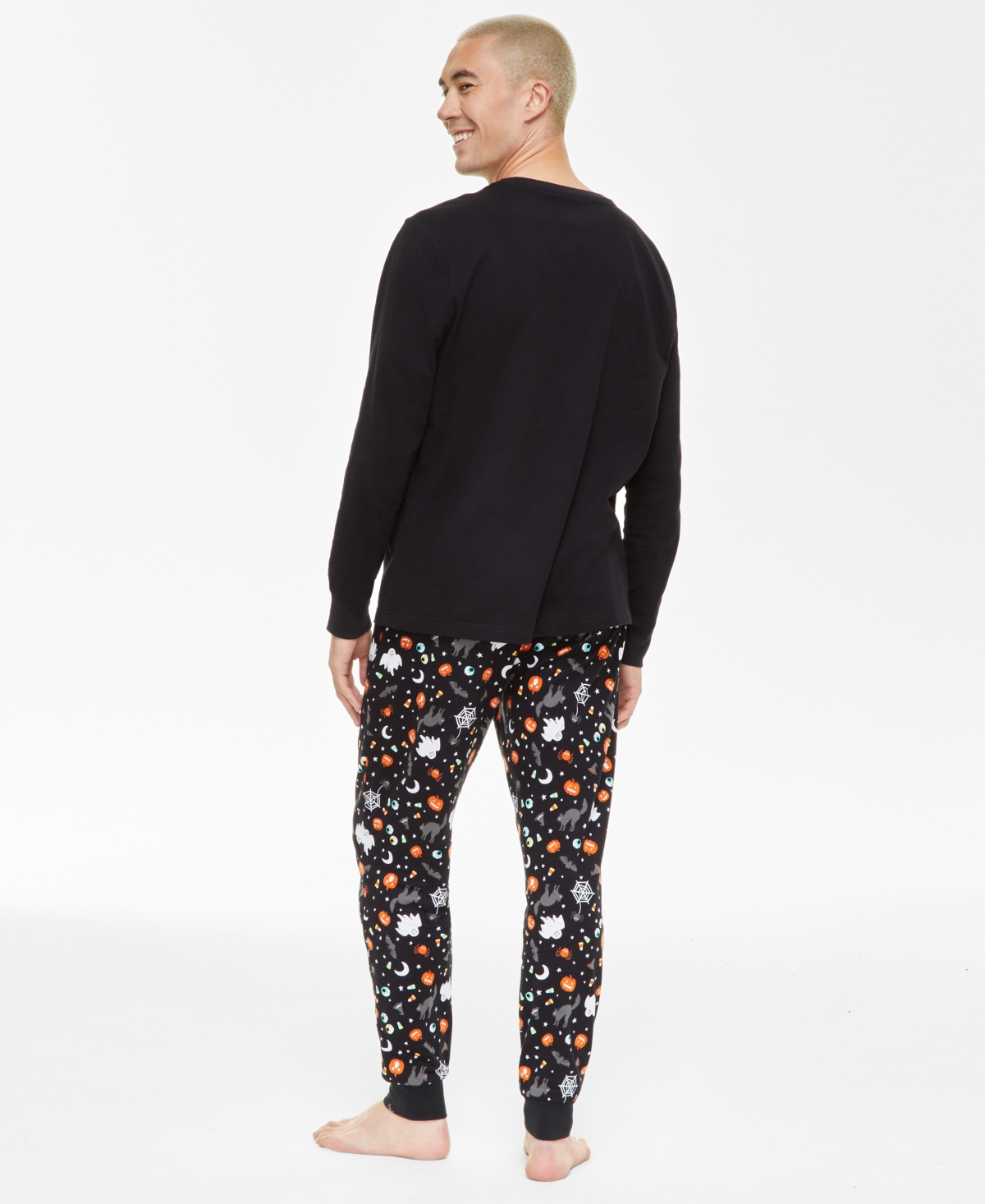 Holiday Lane Men's Halloween Mix It Cotton Matching Family Pajamas Set, Created for Macy's