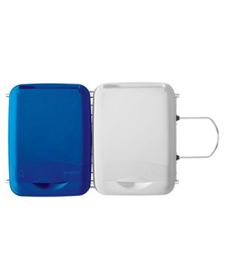 Double Pullout Trash Can 35 qt. for Kitchen, RV-18KD-11RC-S