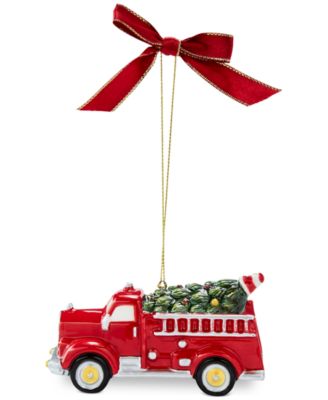 Christmas Tree Fire Truck & Tree Ornament