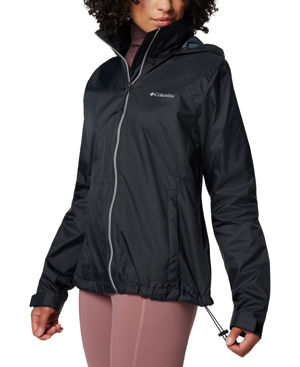 Columbia Plus Size Switchback Ii Sherpa Lined Jacket In Black