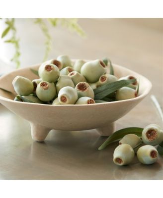 Set of 2 Pod Bundles - 14” Styrofoam & Polyester Decorative Accents for Home