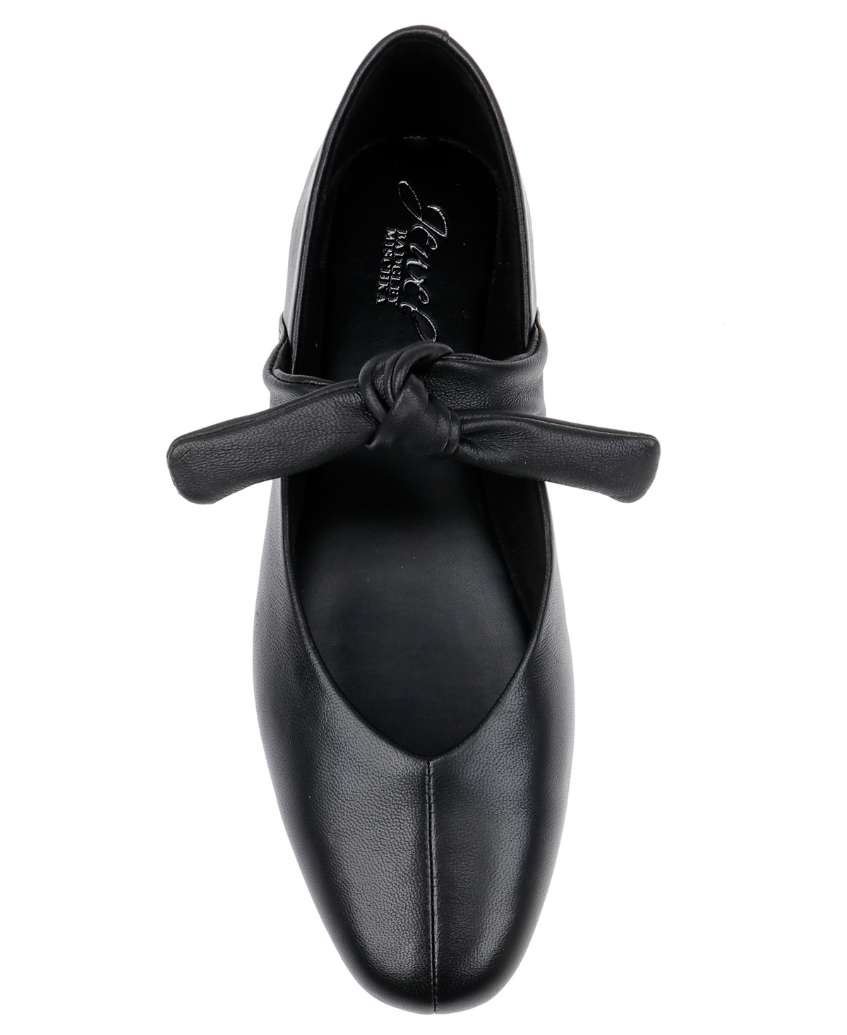 Jewel Badgley Mischka Women's Taylore Ballet Flats In Black Leather