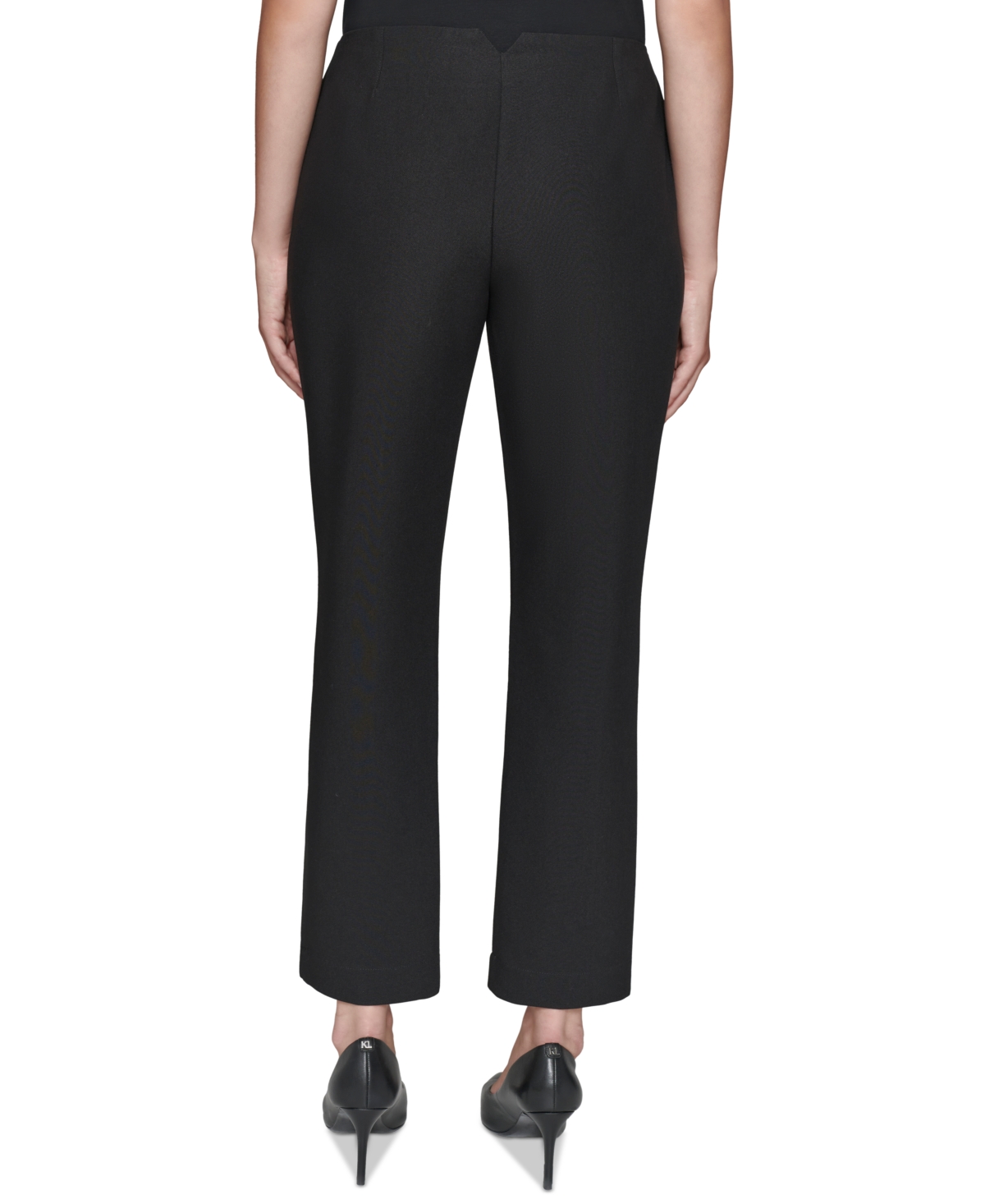 Karl Lagerfeld Paris Women's Mid-Rise Slim-Leg Pants