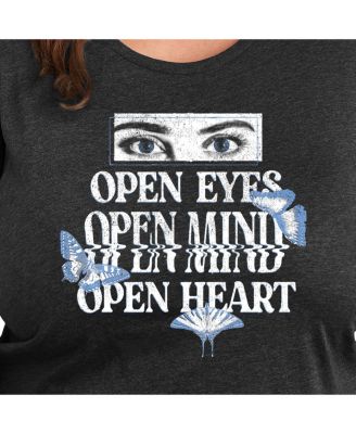 Open Eyes Tee Plus Size Graphic Tee