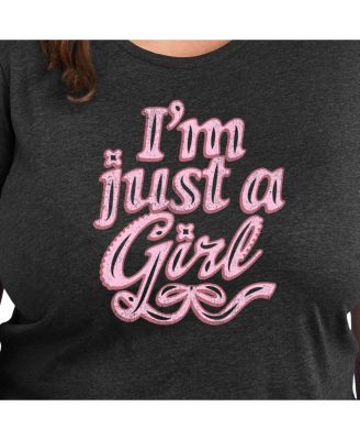 Just a Girl Plus Size Graphic Tee