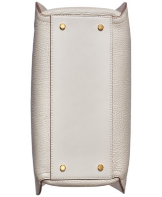 Oceanside Top Handle Leather Satchel