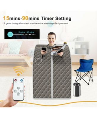 Portable Personal Steam Sauna Spa with 3L Blast-proof Steamer Chair