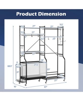 Sports Equipment Organizer for Garage