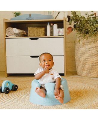 Infant Floor Seat Baby Sit Up Chair w/ Adjustable Safety Harness, Hemlock