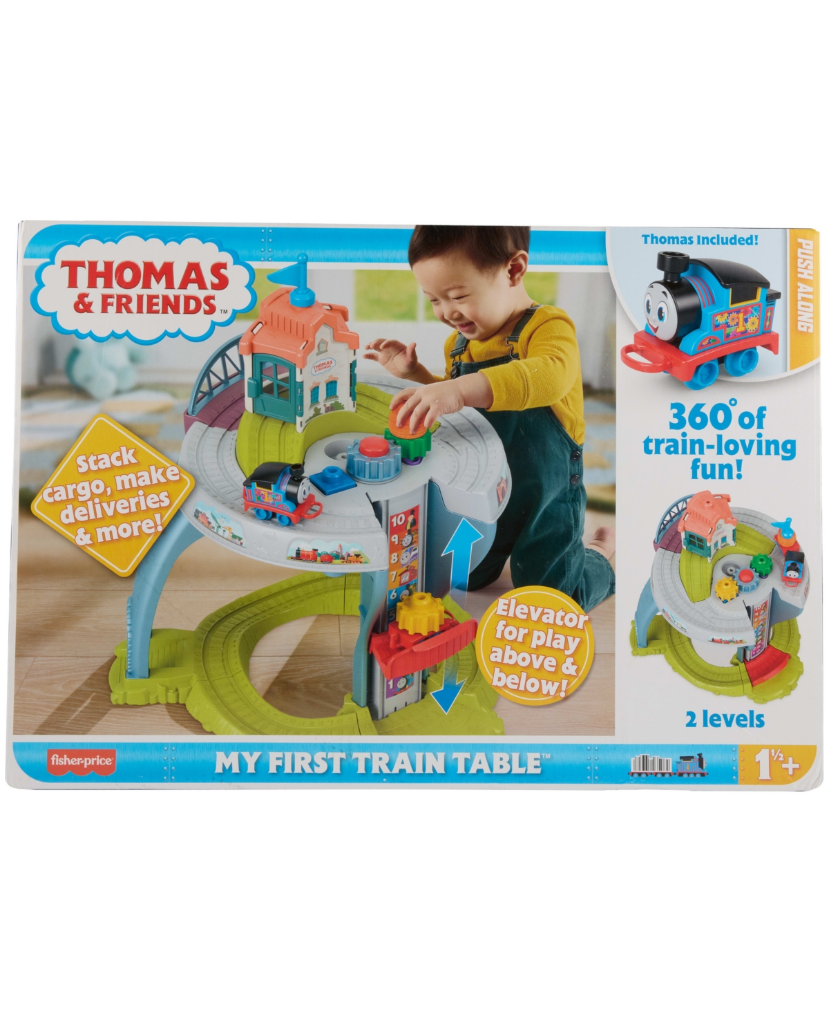 Thomas & Friends Thomas Friends My First Train Table Toddler Toy With Track Fine Motor Activities In Multi-color