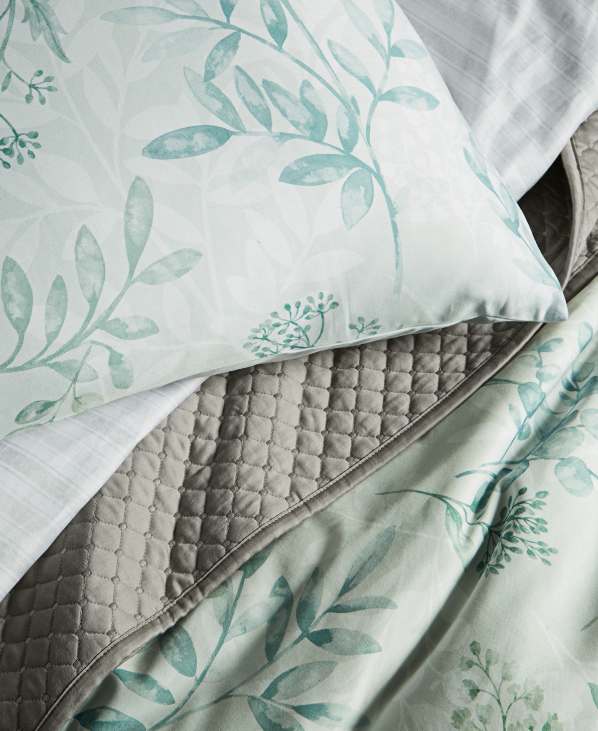 Charter Club Eucalyptus Garden 3-pc. Comforter Set, King, Exclusively At Macy's In Green