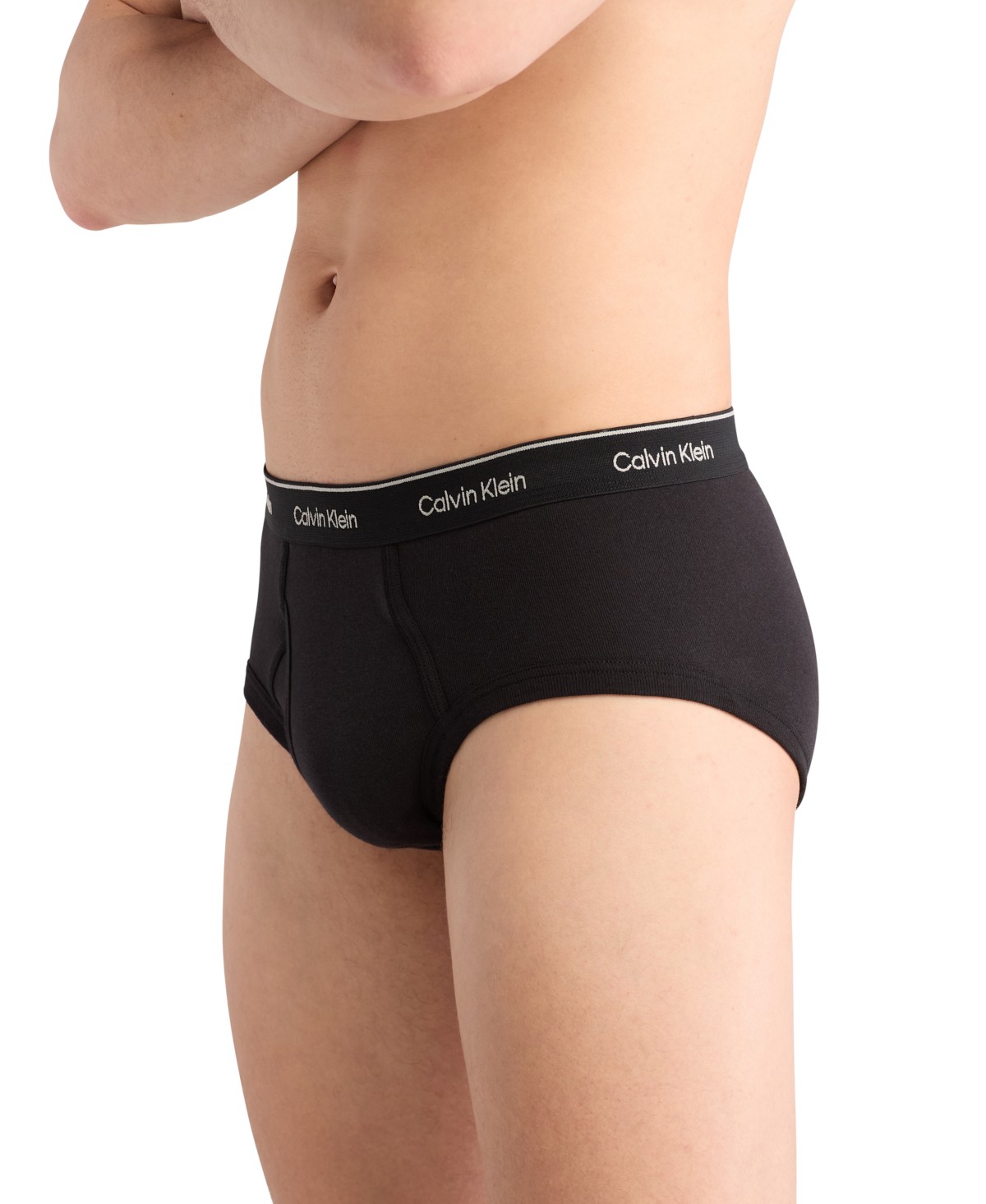 Трусы-брифы Classics для мужчин, хлопок, 3 шт. — Calvin Klein — фото 4