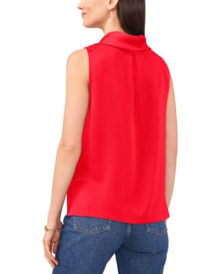 Women's Sleeveless Cowl Neck Top